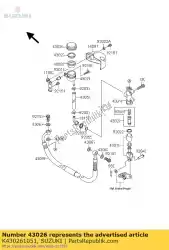 Tutaj możesz zamówić hamulec cap od Suzuki , z numerem części K430261051: