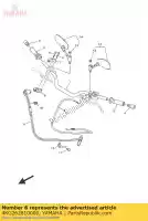 4KG262810000, Yamaha, dop, grip boven yamaha  fz fzs mt tdm xjr xsr 600 660 690 800 850 900 1200 1300 1995 1996 1997 1998 1999 2000 2001 2002 2003 2004 2005 2006 2007 2008 2009 2010 2011 2012 2013 2014 2015 2016 2017 2018 2019 2020 2021, Nieuw