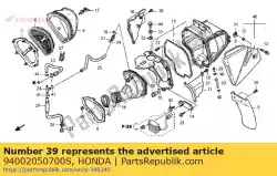 Aqui você pode pedir o porca, hex., 5mm em Honda , com o número da peça 94002050700S: