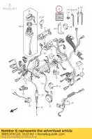 3885203G20, Suzuki, label, kracht sou suzuki lt a400fz kingquad asi 4x4 a500xpz axi a750xz a750xpz a400z a500xz f400fz fsi a750xpvzv a750xvz f400f a400f a500x a500xp 400 500 750 , Nieuw