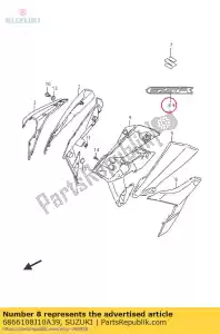 Suzuki 6866108J10A39 ?emblemat?, ?gsr? ? - Dół