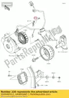 220AA0512, Kawasaki, parafuso-pan-cros, 5x12 kawasaki vn classic b klx  r a zrx s drifter c e gpz uni trak zxr l ninja vn15 j zzg dfi se en zl eliminator rx sl z krt edition t zx1000 vulcan bx250 zx750 k abs br250 f es d g sf w zn voyager gpz1100 gpz600 gpz750r gpz900r zn1300 gpz1000rx gpz600r z1300, Novo