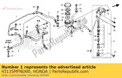 Aqui você pode pedir o nenhuma descrição disponível no momento em Honda , com o número da peça 43135MFND00: