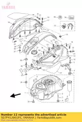 Tutaj możesz zamówić pokrywa zbiornika strona 1 vyr1 od Yamaha , z numerem części 5D7F412901P3: