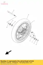 Qui puoi ordinare distanziatore (3gm) da Yamaha , con numero parte 905601735600: