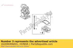 Honda 16204KRNA01 zestaw igie?, jet (n - Dół