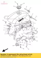 5DM241910000, Yamaha, staffa, serbatoio carburante 1 yamaha fzs fzssp fazer fzss 600, Nuovo