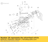 82951R, Aprilia, Wasserthermostat, Neu