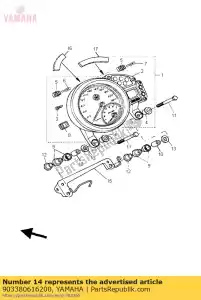 yamaha 903380616200 stekker (42u) - Onderkant