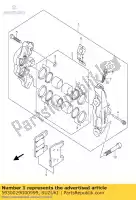 5930029G00999, Suzuki, caliper assy,fr suzuki gsxr  gsx r600 r750 r600x r750x 750 600 , New