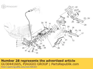 Piaggio Group GU30441605 p?yta - Dół