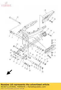 yamaha 90387123V900 coleira (3fv) - Lado inferior