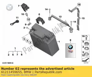 bmw 61211459655 hex bolt - m6x20 - Bottom side