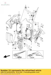 tape, radiator c van Suzuki, met onderdeel nummer 6867010H00DRA, bestel je hier online: