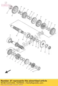 yamaha 903872203300 collier - La partie au fond