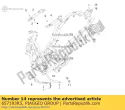 Aquí puede pedir marco trasero de Piaggio Group , con el número de pieza 657193R5: