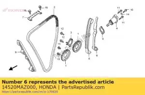 honda 14520MAZ000 comp. base, tendicatena - Il fondo