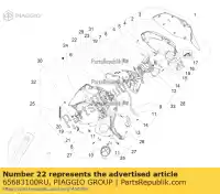 65683100RU, Piaggio Group, Coolant insp. door piaggio beverly bv zapm69 zapm69200 zapm69300, zapm69400 zapma20s zapma210 zapma2100 zapma2200 125 300 350 2010 2011 2012 2013 2014 2015 2016 2017 2018 2019 2020 2021 2022, New