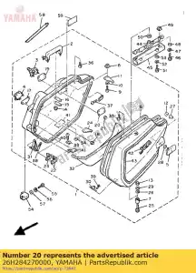 Yamaha 26H284270000 reinforcement 1 - Bottom side