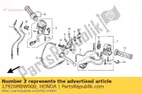 17920MBW000, Honda, cavo comp. b, acceleratore honda cbr 600 1999 2000, Nuovo