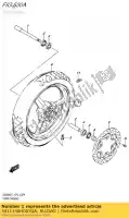 5411148H00YGA, Suzuki, roue, avant (17m suzuki gw inazuma  f z gw250 gw250f gw250z 250 , Nouveau