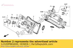 Qui puoi ordinare coperchio di copertura posteriore h da Honda , con numero parte 12320MBG000:
