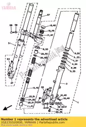 Ici, vous pouvez commander le ensemble de fourche avant (l. H) auprès de Yamaha , avec le numéro de pièce 1GE231020000: