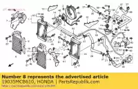 19035MCB610, Honda, gids, l. lucht honda xl 650 2000 2001 2002 2003 2004 2005 2006, Nieuw