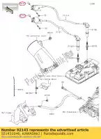 921431046, Kawasaki, collier ksf250-a2 kawasaki  zxr 750 1000 1991 1992 2020, Nouveau