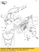 920691120, Kawasaki, lâmpada, 12v 35 / 35w kawasaki klx  r klx450r klx450 450 , Novo