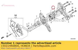 Aqui você pode pedir o rotor definido um óleo p em Honda , com o número da peça 15021HR6B00: