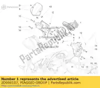 2D000107, Piaggio Group, tableau de bord aprilia  caponord zd4vk000, zd4vka, zd4vk001, zd4vka01 zd4vkb000, zd4vkb001, zd4vkb003, zd4vkb00x, zd4vkb009 zd4vku00 1200 2013 2014 2015 2016 2017, Nouveau