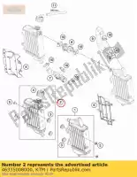 46335008000, KTM, radiador derecho '65071u gasgas husqvarna ktm  sx 65 2016 2017 2018 2019 2020 2021 2022, Nuevo