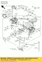 150110016, Kawasaki, carburateur, rr kawasaki kfx ksvaf ksvbf 700 7006 7007, Nieuw