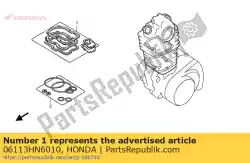 Tutaj możesz zamówić zestaw arkuszy uszczelek a (cz?? Ci sk? Adowe) od Honda , z numerem części 06113HN6010:
