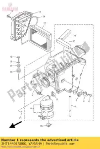 yamaha 3HT14401R000 scatola del filtro dell'aria - Il fondo