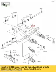 Here you can order the arm-comp-swing kx450fff from Kawasaki, with part number 330010645: