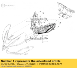 Aprilia 1D003348, Projeto completo, OEM: Aprilia 1D003348