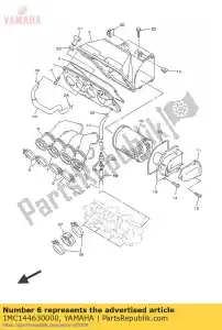 yamaha 1MC144630000 junta, filtro de ar 2 - Lado inferior