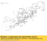 1B003333000BR, Piaggio Group, gep? ckfachklappe     , Nuovo