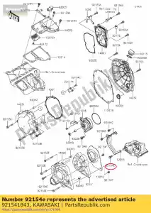 kawasaki 921541843 ?ruba z ko?nierzem ma?a, 8x20 zx1400 - Dół