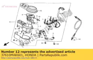 Honda 37610MAK601 case assy., superior - Lado inferior