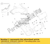 1B004838, Piaggio Group, rear splash guard piaggio mp mp3 350 maxi sport zapm860x, zapta10w zapm86100, zapm86101 zapm86200, zapm86202 zapta10x zapta1100, zapta19l zapta1200 zapta1200, zapta1201 zapta1202 zapta1202, zapta1204 zapta130 zaptd1102,  zaptd120 300 350 400 500 2014 2015 2016 2017 2018 20, New