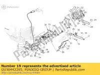 GU30442205, Piaggio Group, Alfiler moto-guzzi daytona racing daytona rs sport carburatori sport corsa sport iniezione v 1000 1100 1994 1996 1997 1998 1999 2001 2002 2003, Nuevo