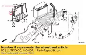 honda 80111MKCA00 boîte de batterie - La partie au fond