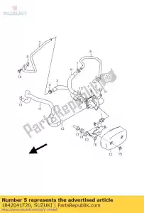 Suzuki 1842041F20 pipe comp, 2nd a - Dół