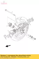 5MLF51682033, Yamaha, odlewane ko?o, przód yamaha yw 125 2010, Nowy