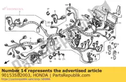 Qui puoi ordinare rondella a vite, 5x10 da Honda , con numero parte 90153SB2003: