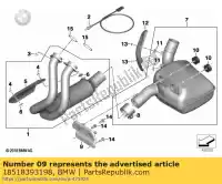 18518393198, BMW, bracket exhaust (to 08/2020) bmw  750 850 900 2018 2019 2020 2021, New