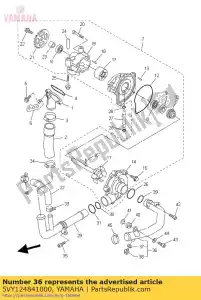 yamaha 5VY124841000 pipe 4 - La partie au fond